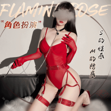 鋼圈托乳暗釦可開襠誘情吊襪帶四件式套裝
